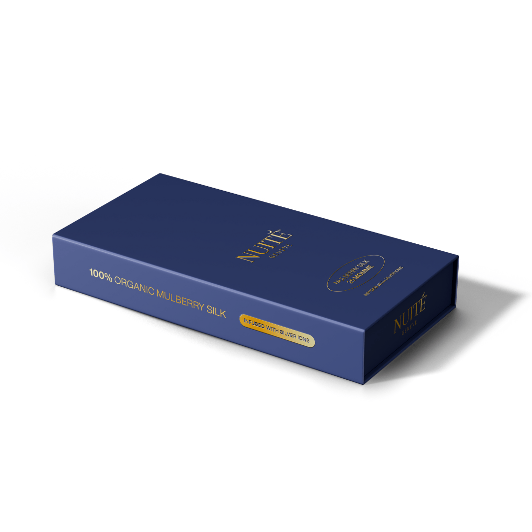 Taie d'Oreiller en Soie Brodée - Nº29 Joie de Vivre - NUITE®