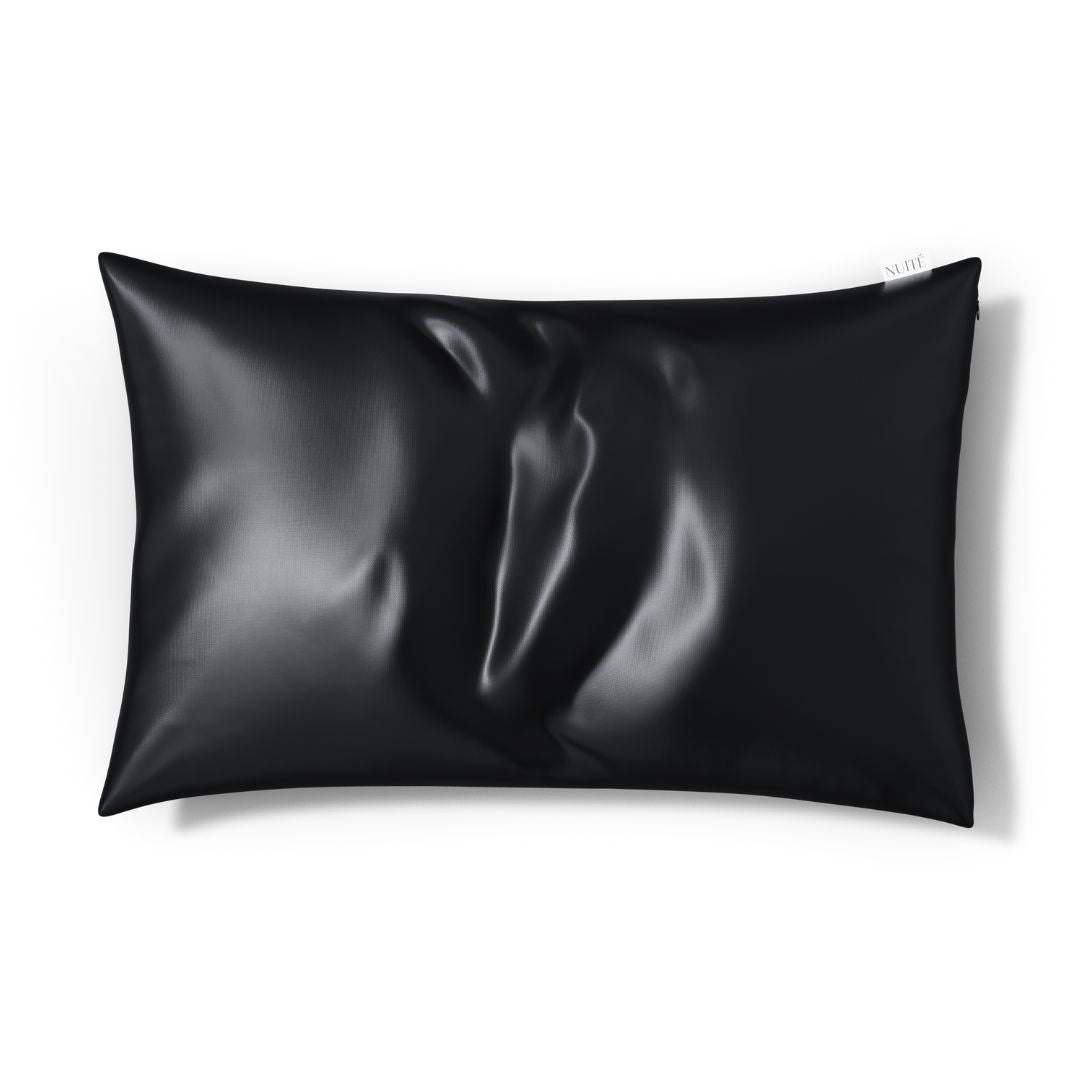 Taie d'Oreiller en Soie Premium - Nº45 Éternelle Nuit - NUITE®