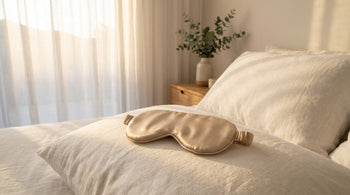 Masque de nuit en soie : bienfaits pour le regard - NUITE®