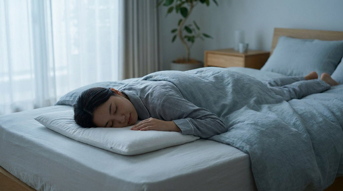 Un oreiller plat est-il idéal pour dormir sur le ventre ? - NUITE®