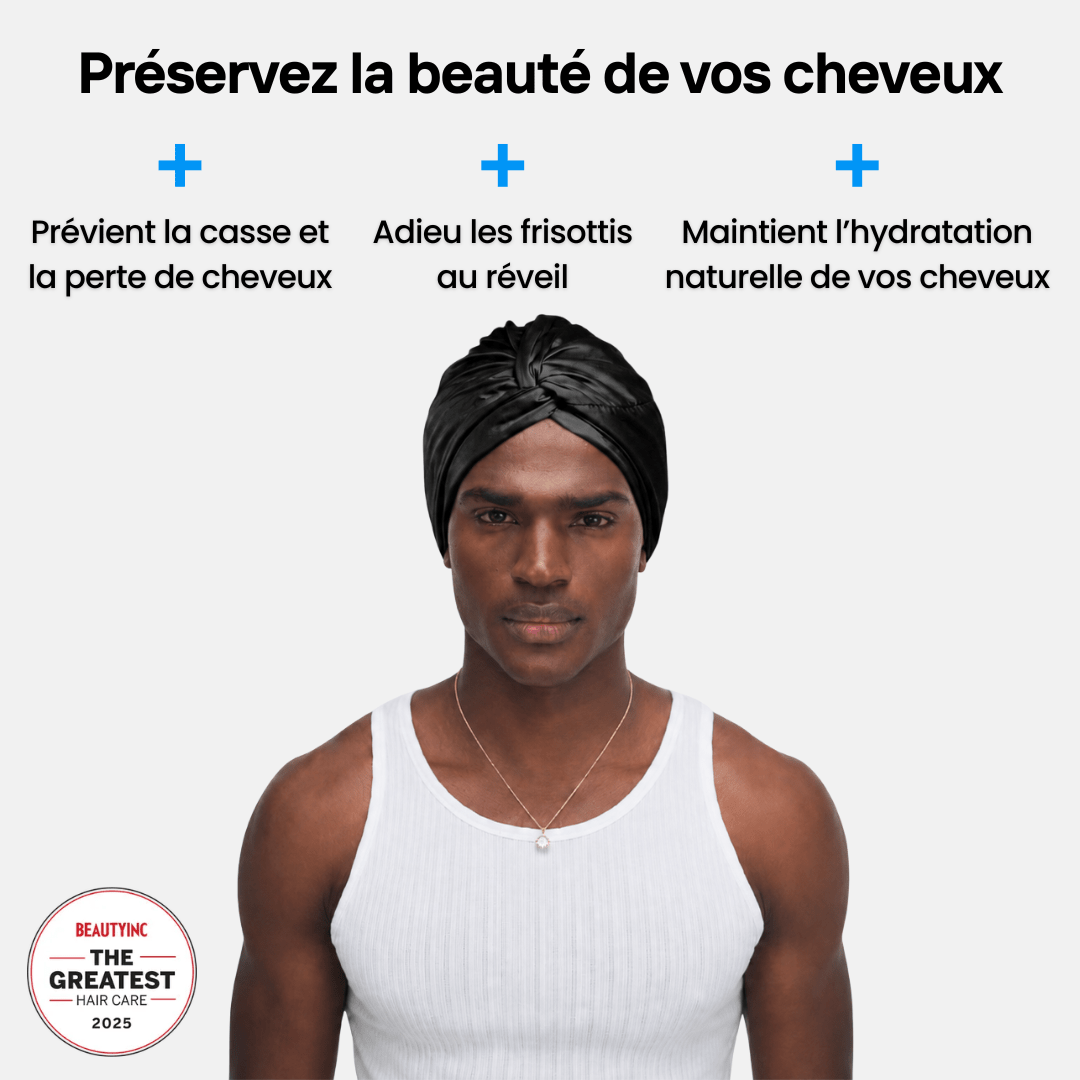 Bonnet de Nuit Homme - Nº45 Éternelle Nuit - NUITE®
