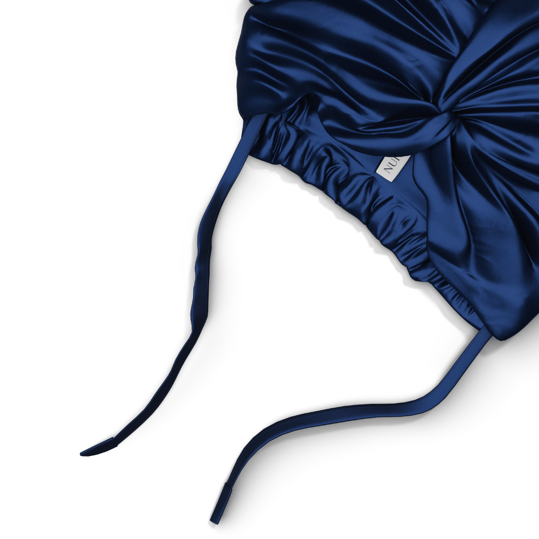 Bonnet en Soie Premium - Nº19 Ciel de Minuit - NUITE®