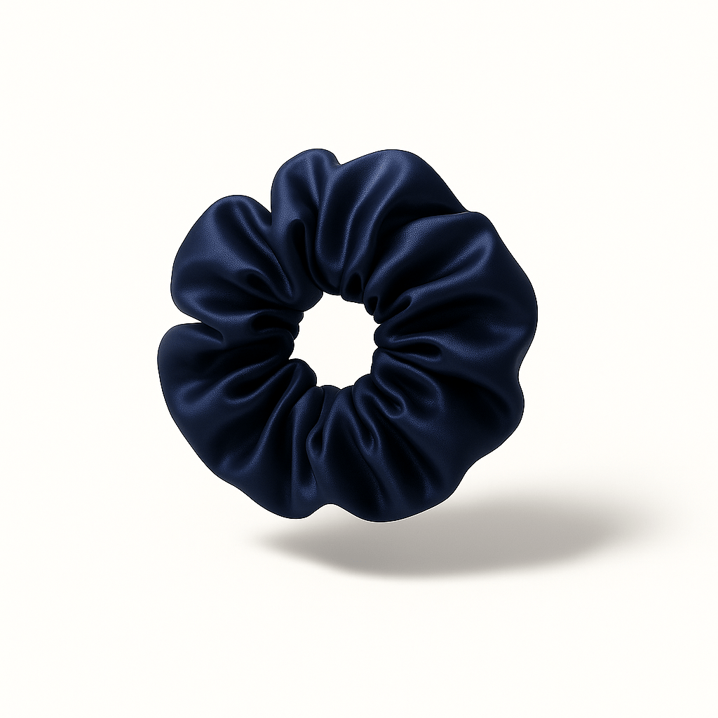 Chouchou en Soie Premium - Nº19 Ciel de Minuit - NUITE®