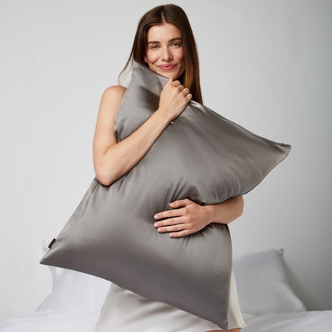 Taie d'Oreiller en Soie Premium - Nº45 Éternelle Nuit