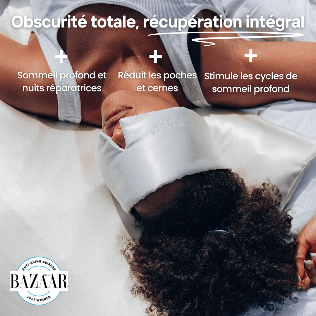 Masque de Sommeil en Soie - Nº01 Matin d’Hiver - NUITE®