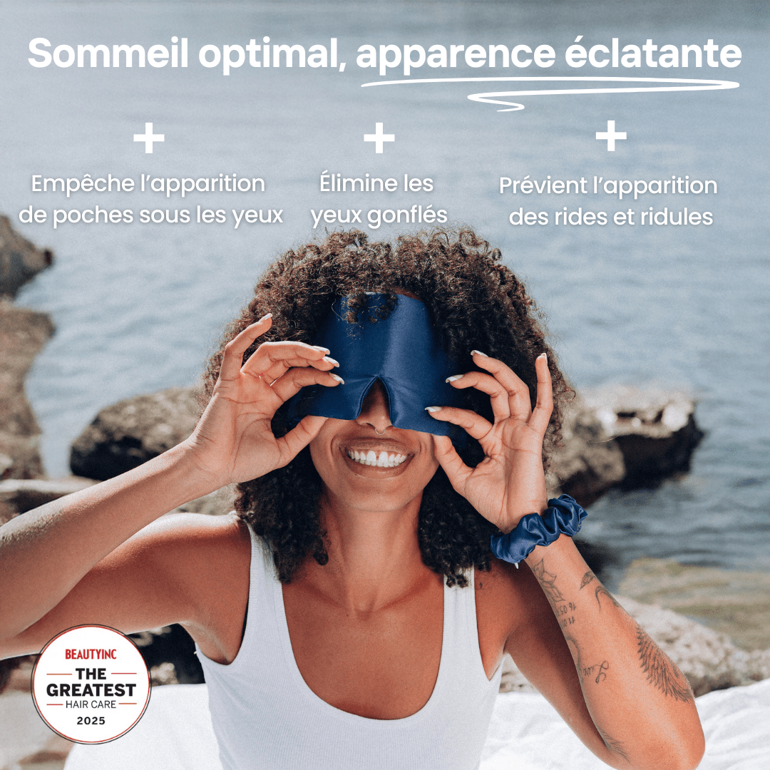 Masque de Sommeil en Soie - Nº19 Ciel de Minuit - NUITE®