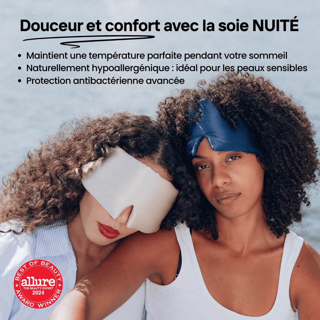 Masque de Sommeil en Soie - Nº19 Ciel de Minuit - NUITE®