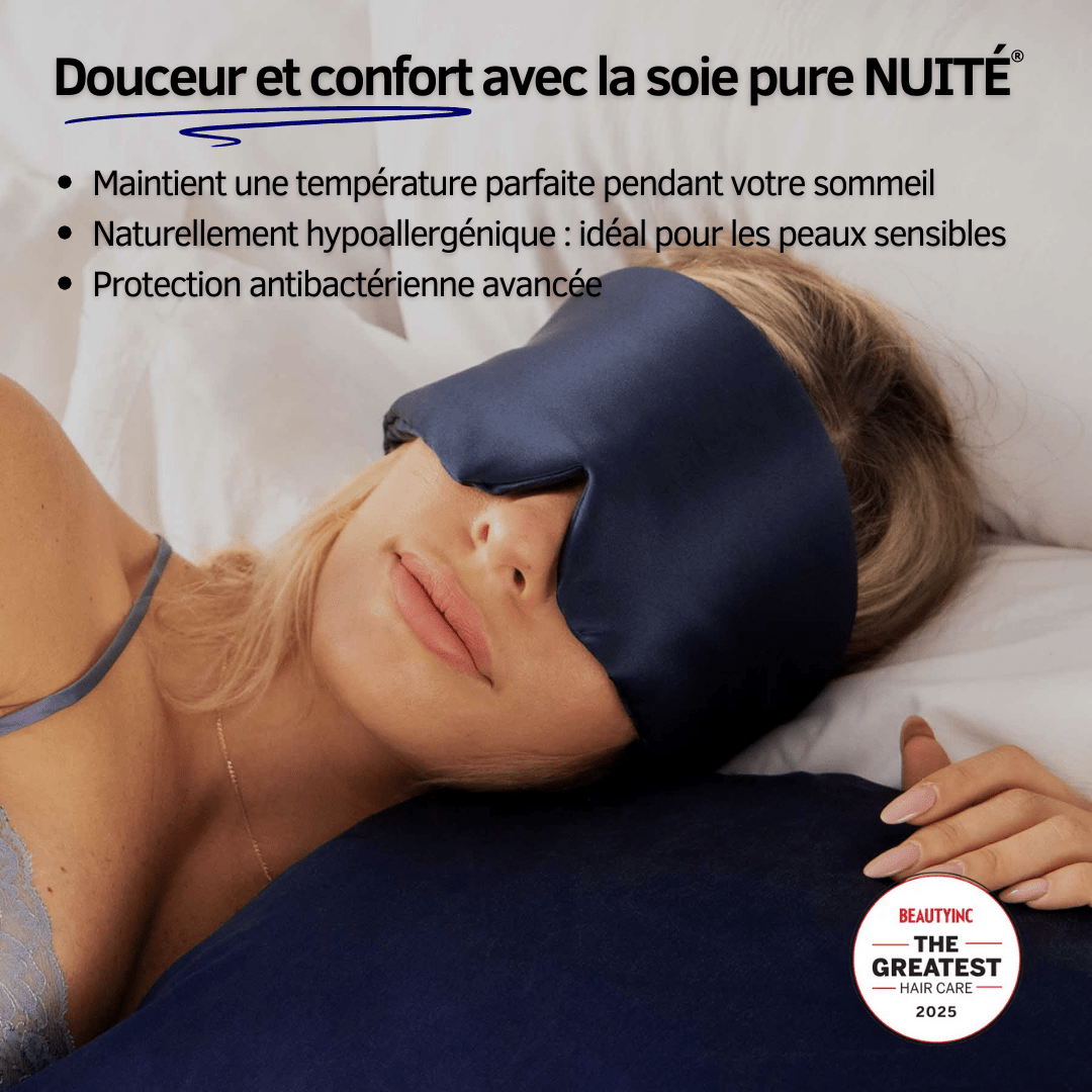 Masque de Sommeil en Soie - Nº19 Ciel de Minuit - NUITE®