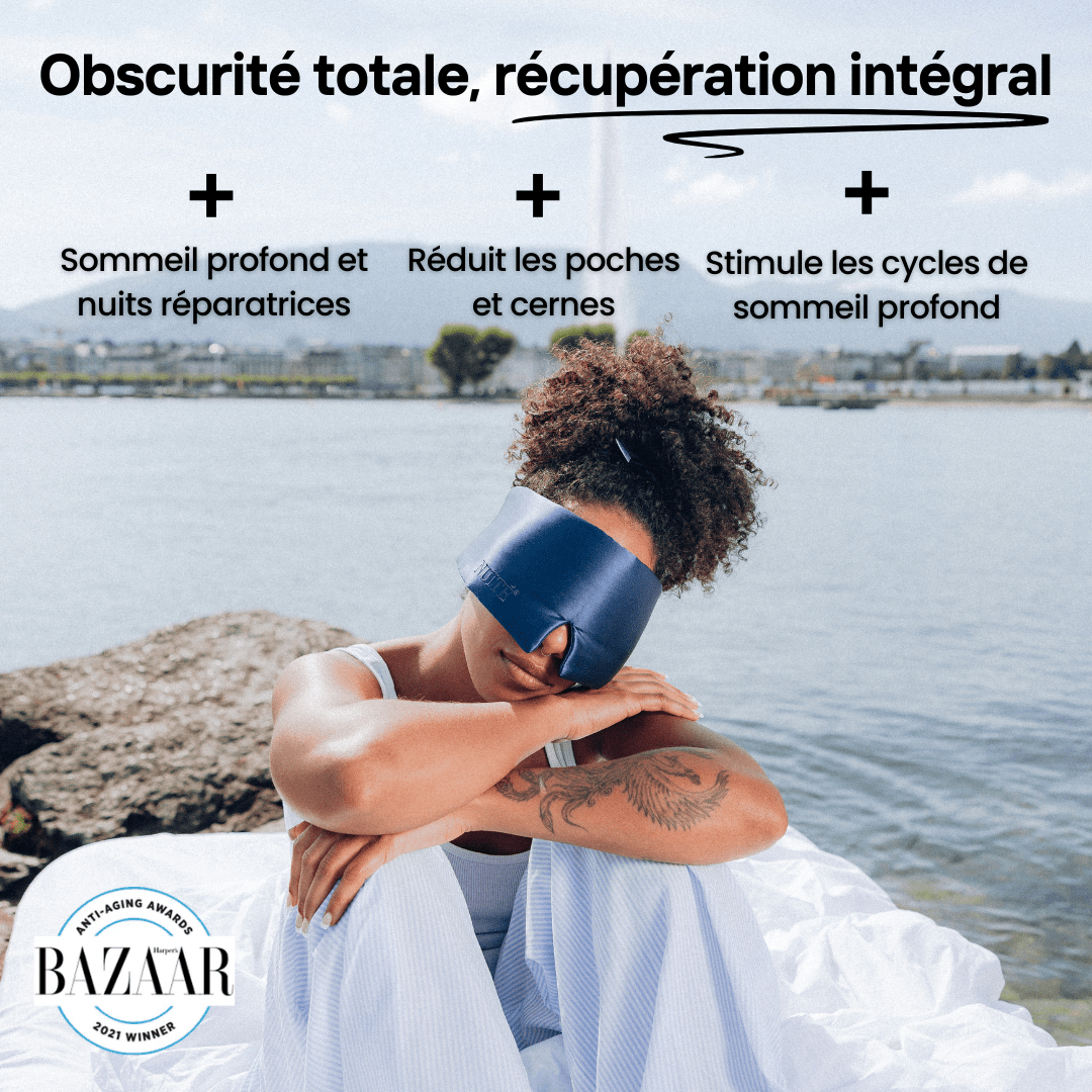 Masque de Sommeil en Soie - Nº19 Ciel de Minuit - NUITE®