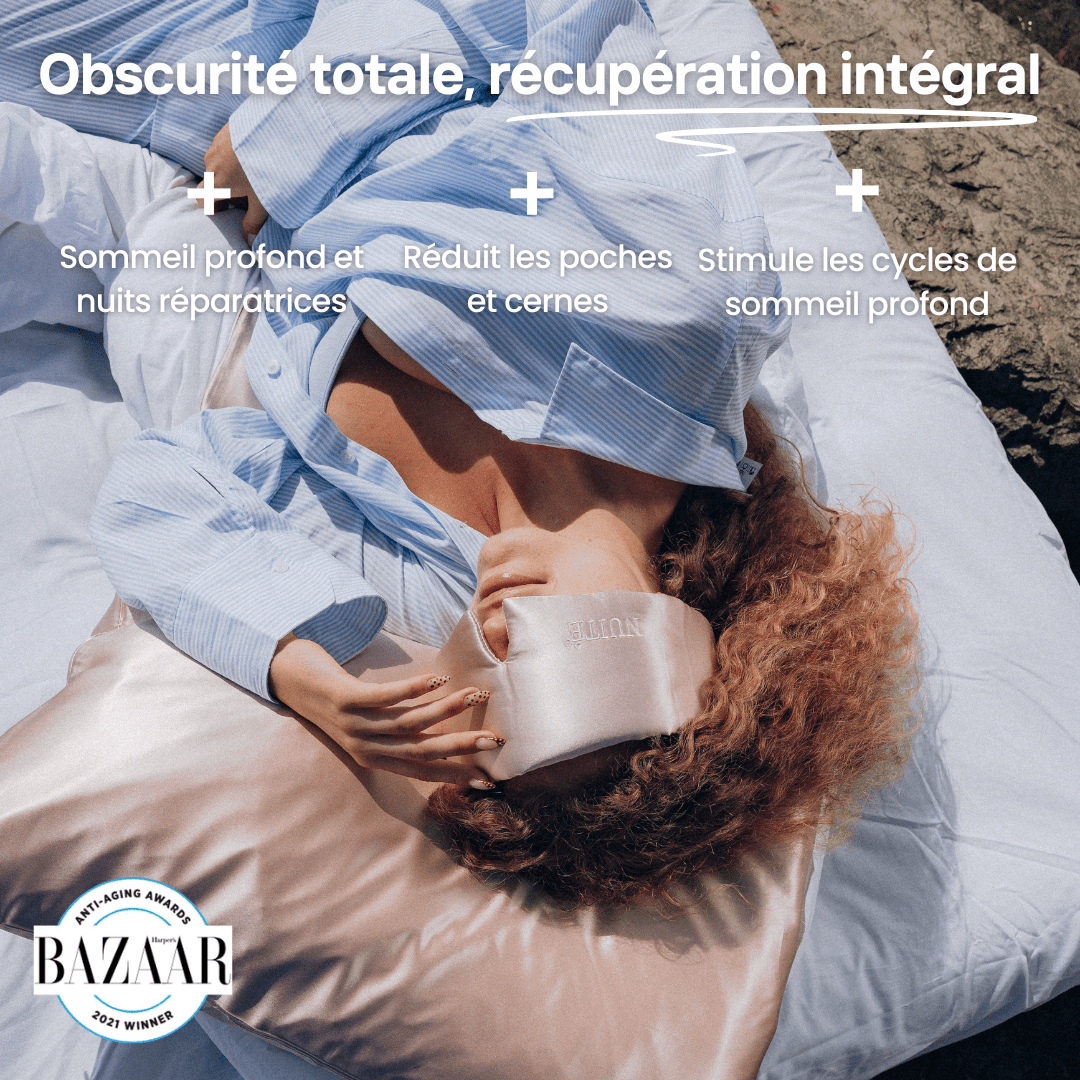 Masque de Sommeil en Soie - Nº88 Souffle d’un Rêve - NUITE®