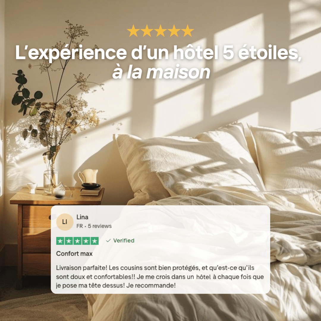 Oreiller Ergonomique Premium - N°05 Hôtel Signature - NUITE®