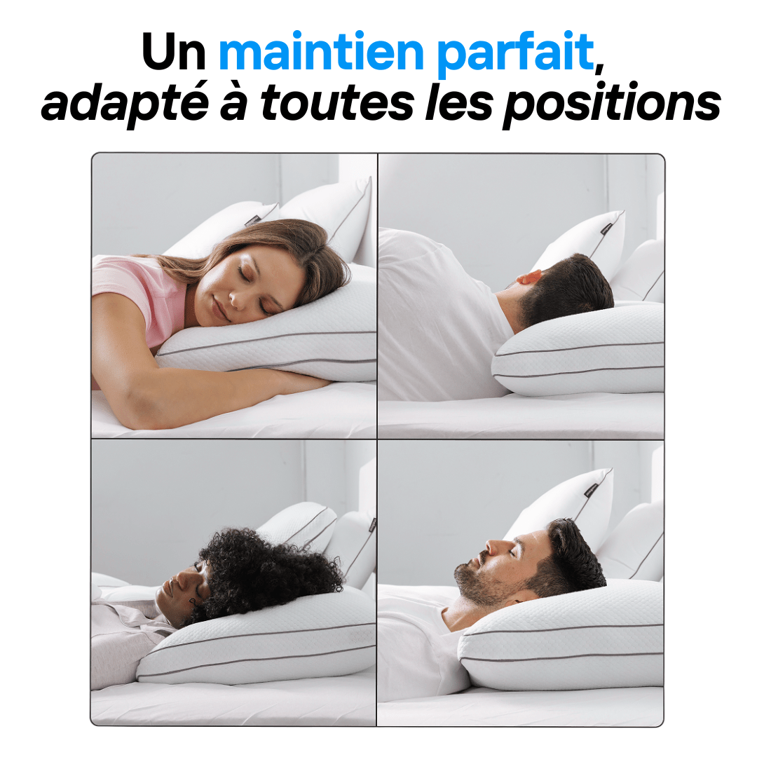 Oreiller Ergonomique Premium - N°05 Hôtel Signature - NUITE®