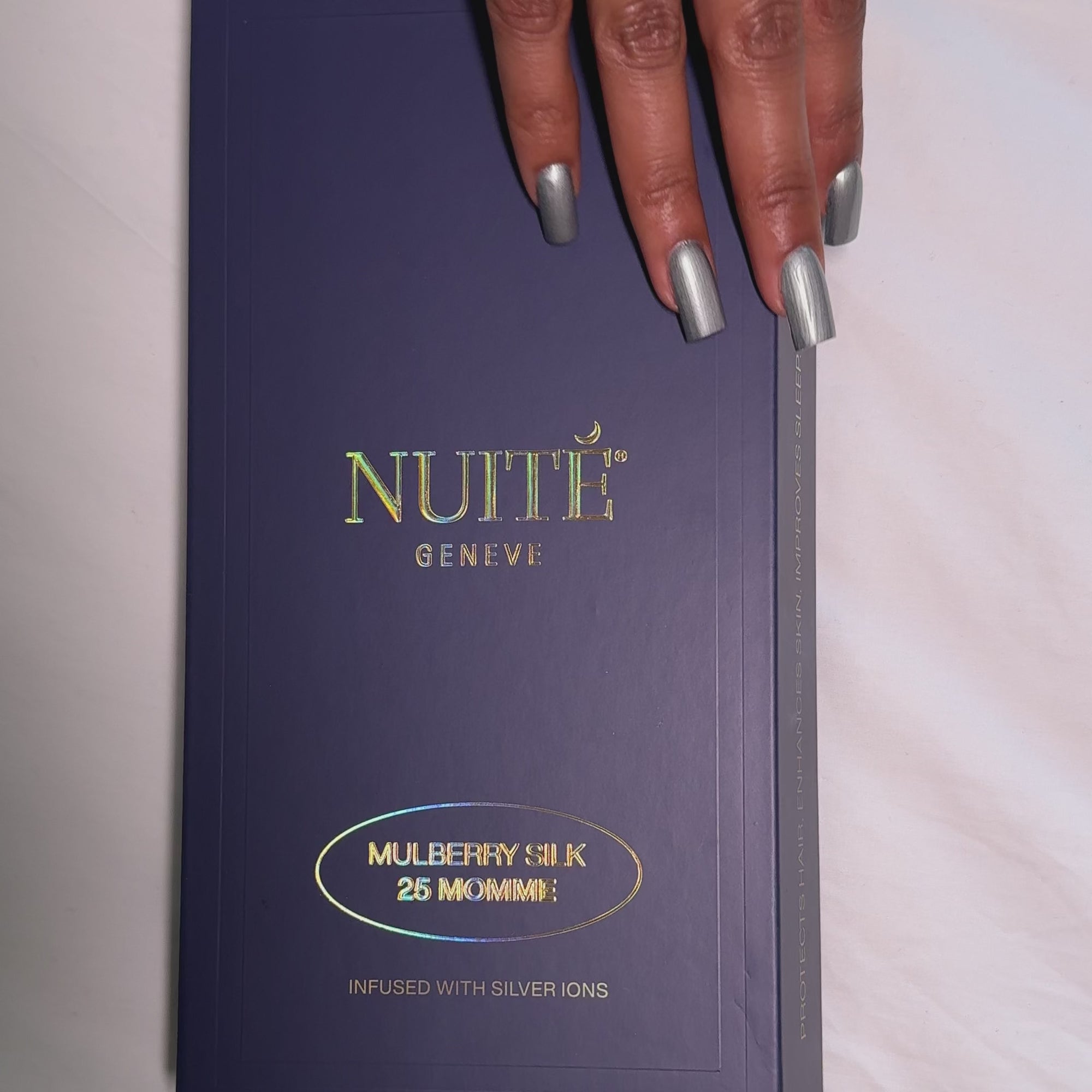 Taie d'Oreiller en Soie Premium - Nº01 Matin d’Hiver