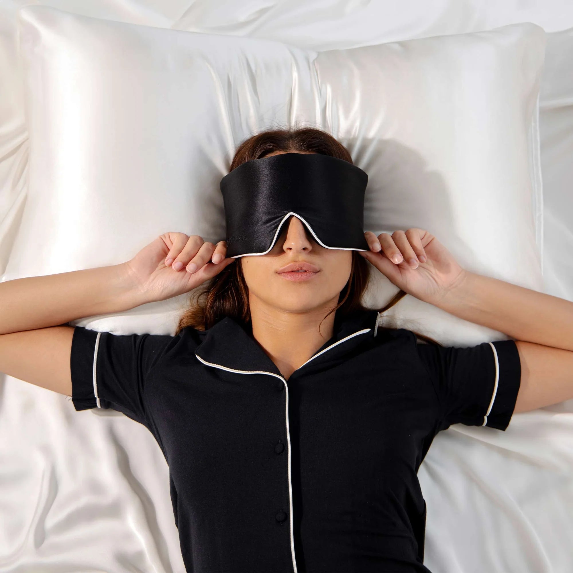 Taie d'Oreiller en Soie Premium - Nº01 Matin d’Hiver - NUITE®