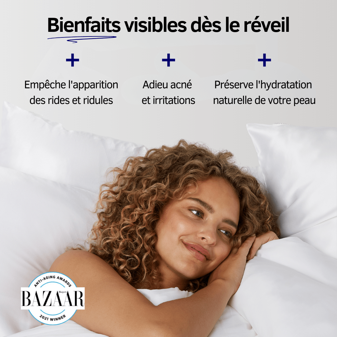 Taie d'Oreiller en Soie Premium - Nº01 Matin d’Hiver - NUITE®