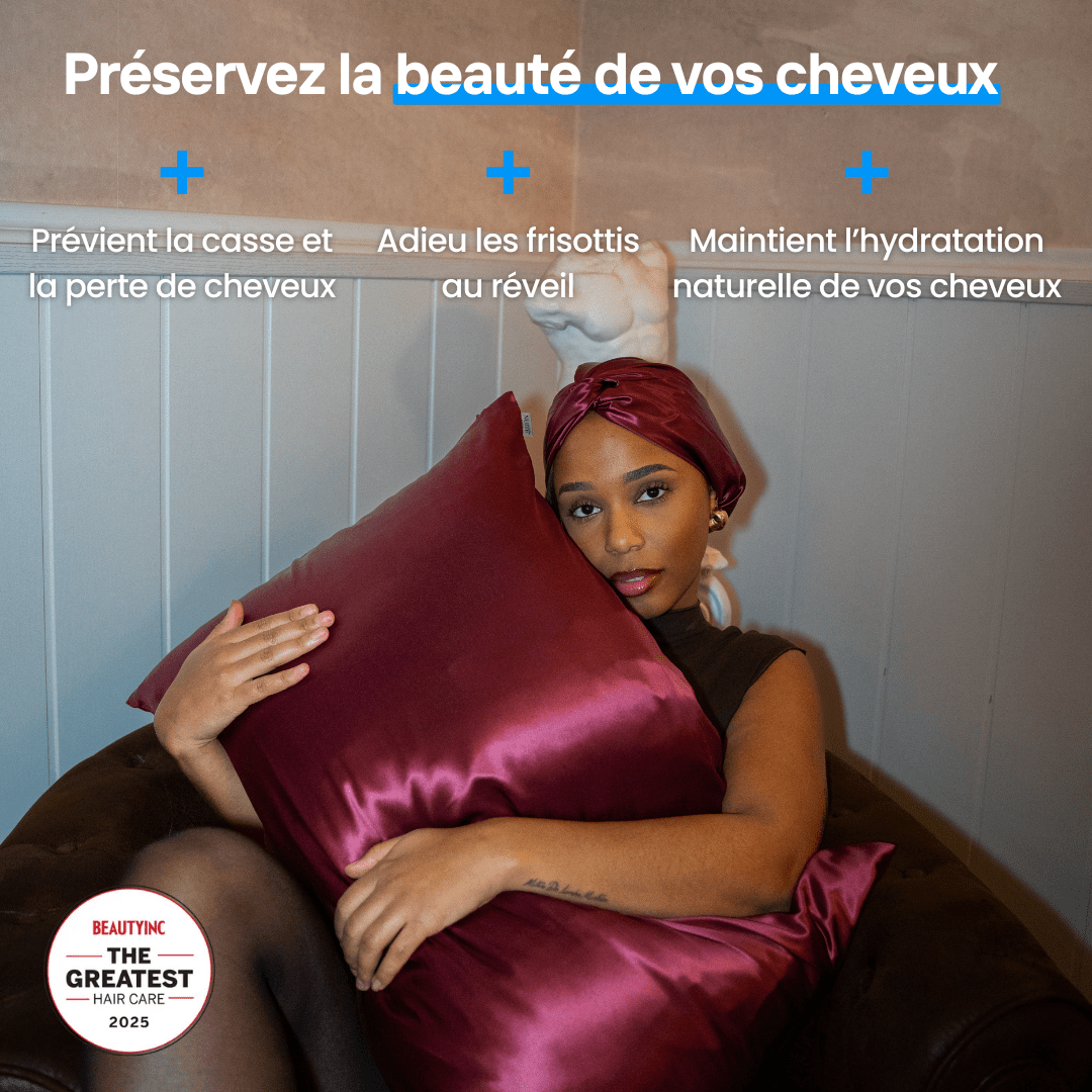 Taie d'Oreiller en Soie Premium - Nº14 Mon Amour - NUITE®