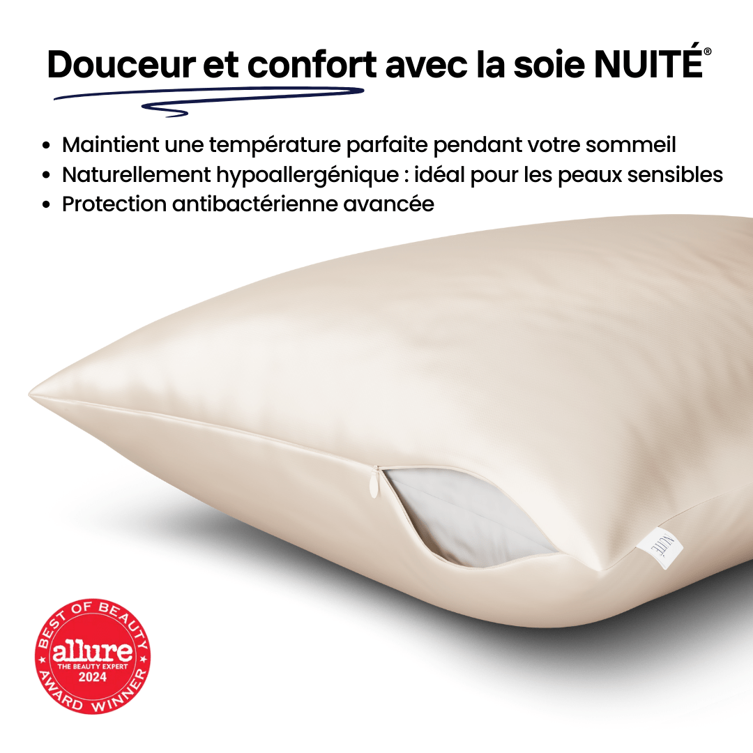 Taie d'Oreiller en Soie Premium - Nº29 Joie de Vivre - NUITE®
