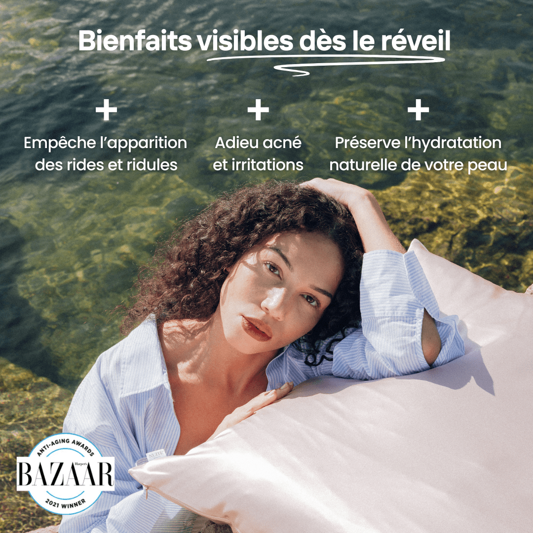 Taie d'Oreiller en Soie Premium - Nº88 Souffle d’un Rêve - NUITE®